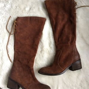Born Brown Heeled Boots